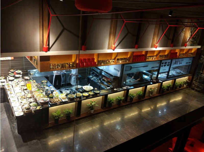 餐飲開(kāi)放式廚房如何設(shè)計(jì)？開(kāi)放式廚房效果圖